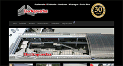 Desktop Screenshot of electropuertas.com